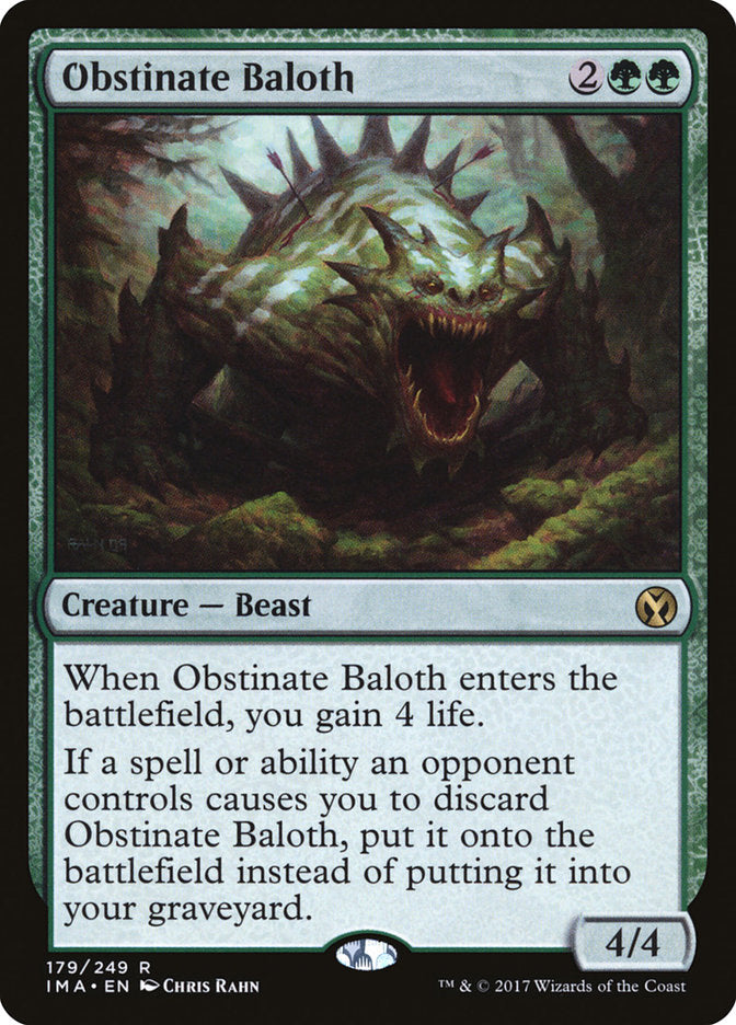 Obstinate Baloth [Iconic Masters] | Play N Trade Winnipeg