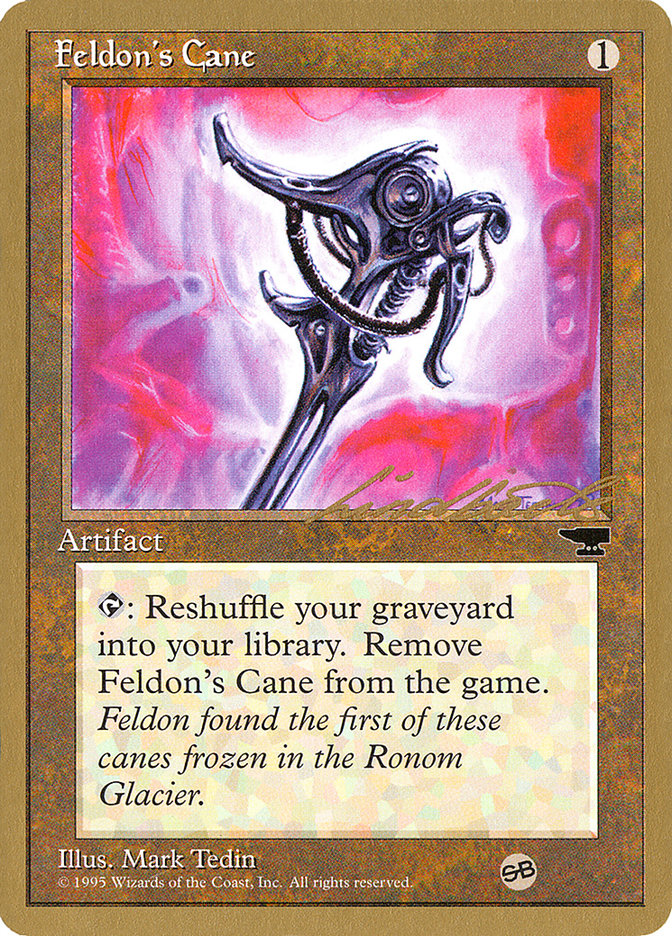 Feldon's Cane (Leon Lindback) (SB) [Pro Tour Collector Set] | Play N Trade Winnipeg