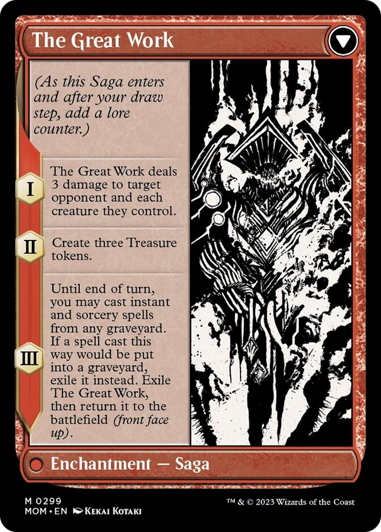 Urabrask // The Great Work (Showcase Planar Booster Fun) [March of the Machine] | Play N Trade Winnipeg