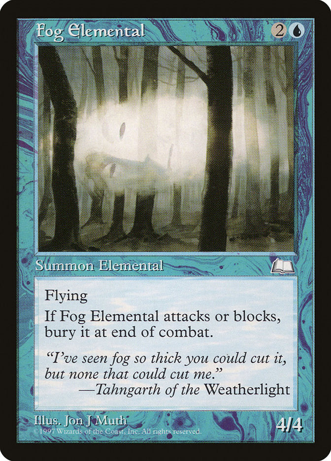 Fog Elemental [Weatherlight] | Play N Trade Winnipeg