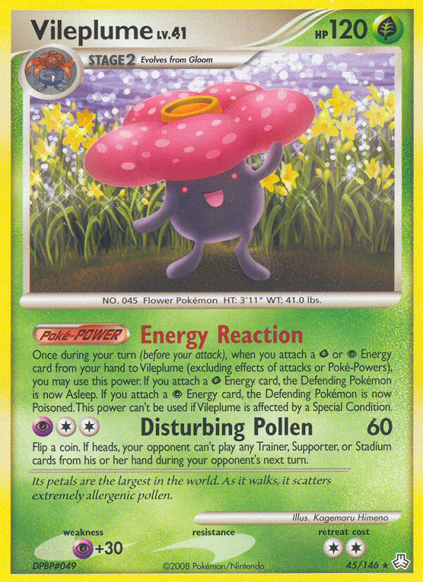 Vileplume (45/146) [Diamond & Pearl: Legends Awakened] | Play N Trade Winnipeg