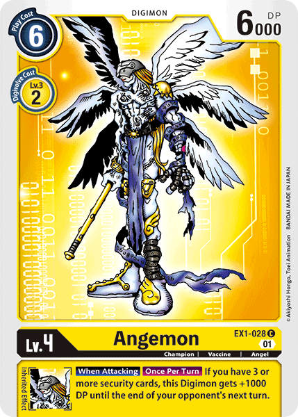 Angemon [EX1-028] [Classic Collection] | Play N Trade Winnipeg