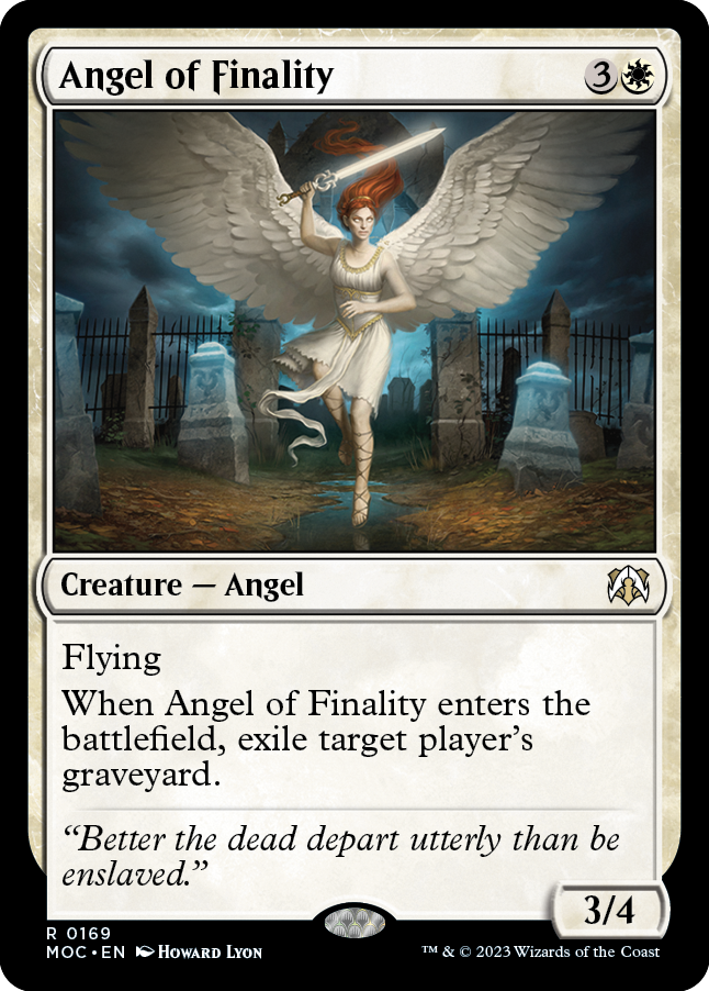 Angel of Finality [March of the Machine Commander] | Play N Trade Winnipeg