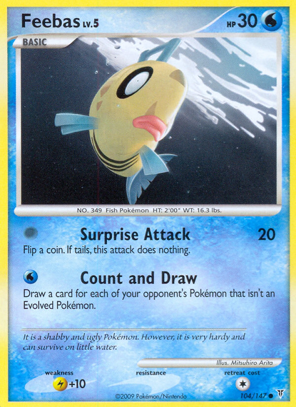 Feebas (104/147) [Platinum: Supreme Victors] | Play N Trade Winnipeg