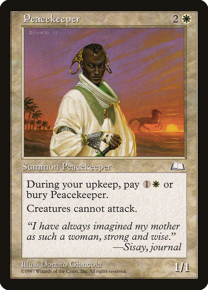 Peacekeeper [Weatherlight] | Play N Trade Winnipeg