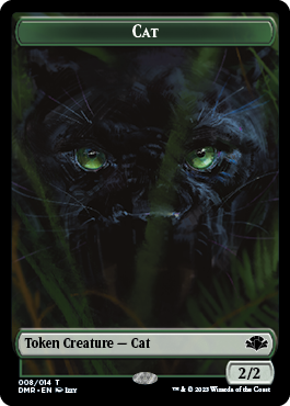 Insect // Cat (008) Double-Sided Token [Dominaria Remastered Tokens] | Play N Trade Winnipeg