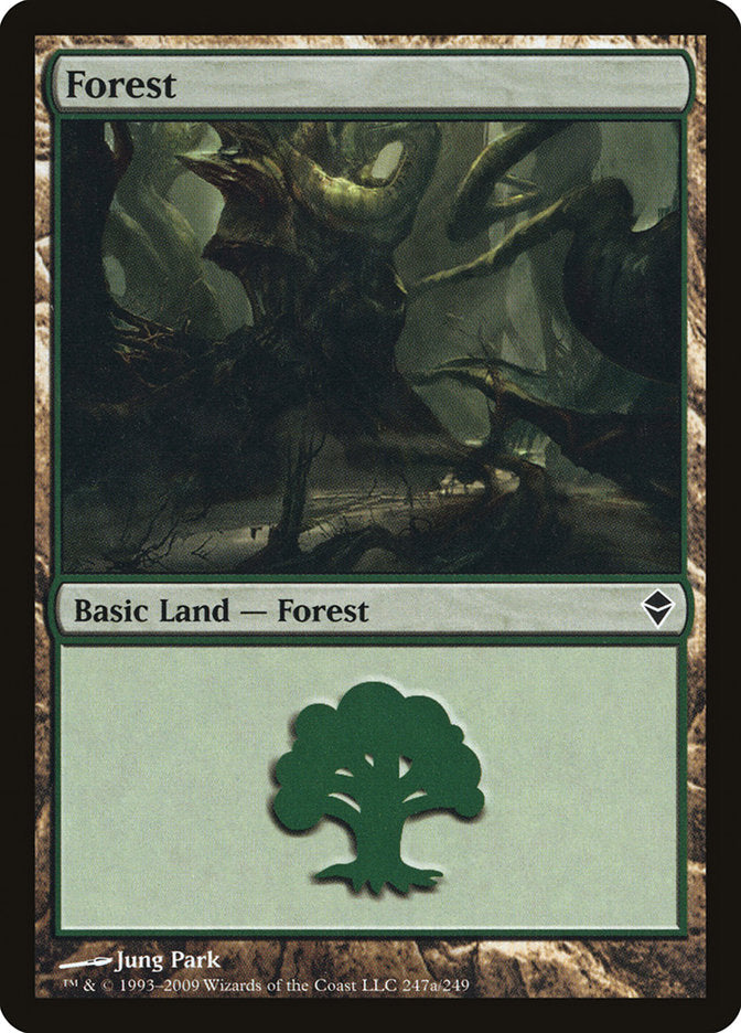 Forest (247a) [Zendikar] | Play N Trade Winnipeg