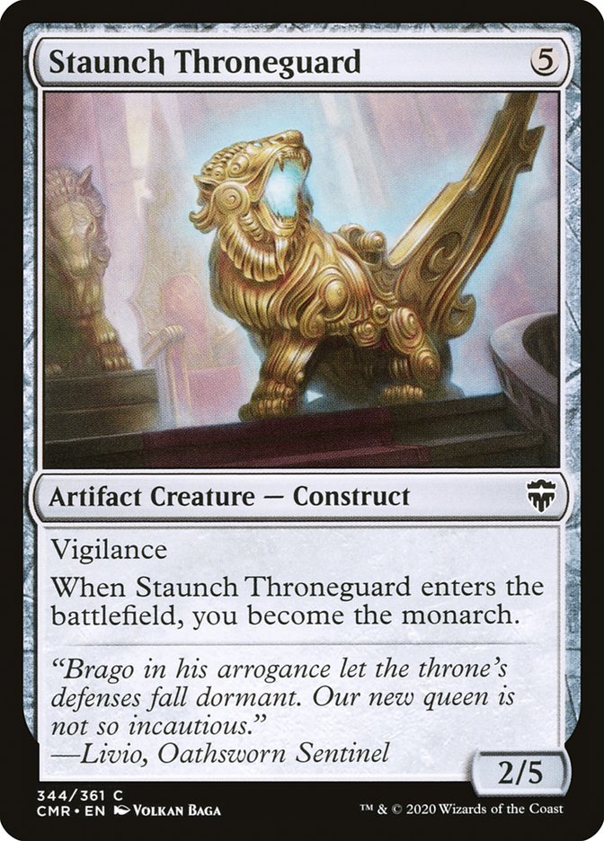 Staunch Throneguard [Commander Legends] | Play N Trade Winnipeg