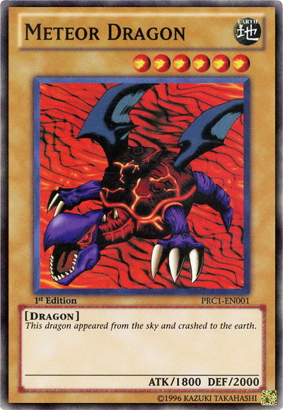 Meteor Dragon [PRC1-EN001] Super Rare | Play N Trade Winnipeg