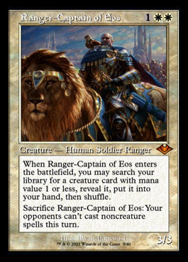 Ranger-Captain of Eos (Retro Foil Etched) [Modern Horizons 2] | Play N Trade Winnipeg