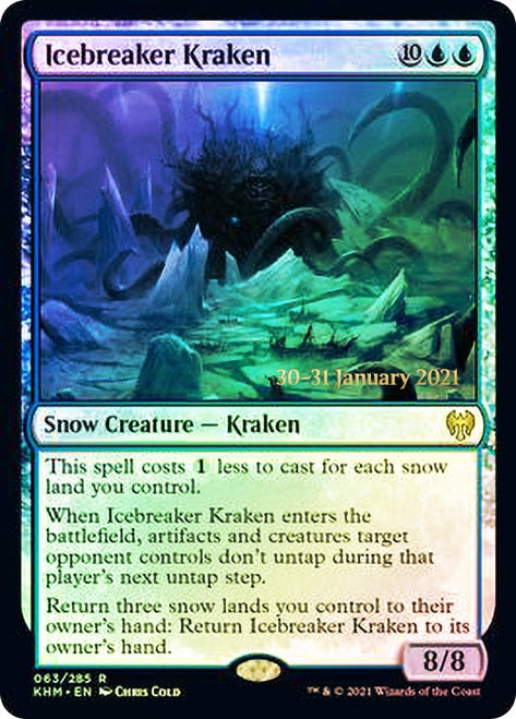 Icebreaker Kraken [Kaldheim Prerelease Promos] | Play N Trade Winnipeg