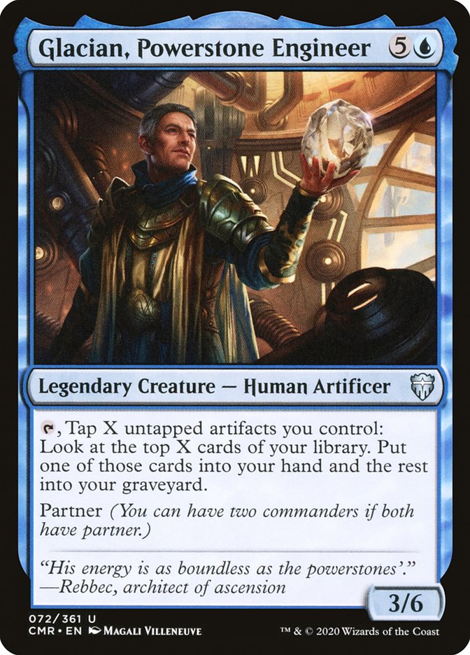 Glacian, Powerstone Engineer [Commander Legends] | Play N Trade Winnipeg