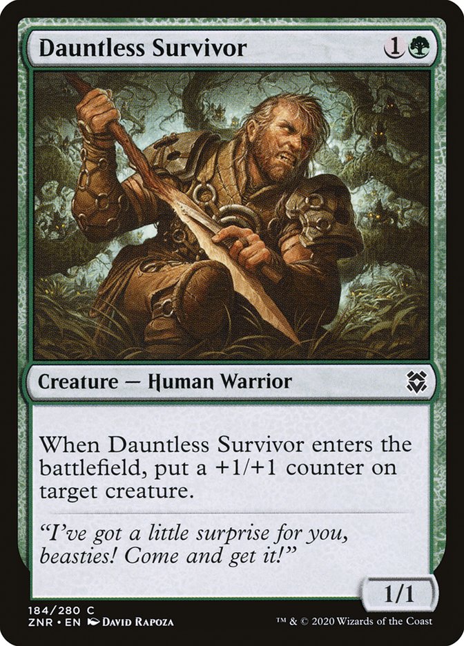 Dauntless Survivor [Zendikar Rising] | Play N Trade Winnipeg