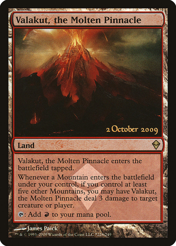 Valakut, the Molten Pinnacle [Zendikar Prerelease Promos] | Play N Trade Winnipeg