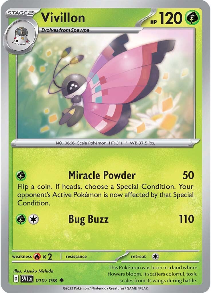 Vivillon (010/198) [Scarlet & Violet: Base Set] | Play N Trade Winnipeg