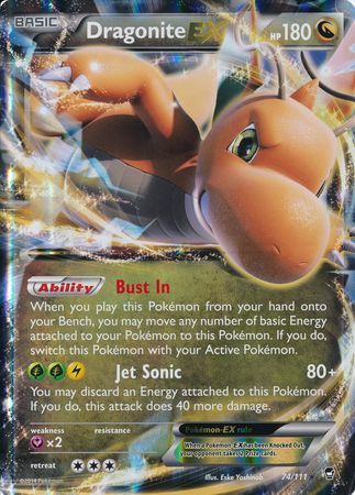 Dragonite EX (74/111) (Jumbo Card) [XY: Furious Fists] | Play N Trade Winnipeg