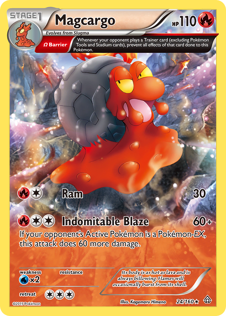 Magcargo (24/160) [XY: Primal Clash] | Play N Trade Winnipeg