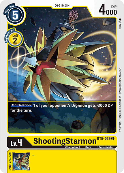 ShootingStarmon [BT5-039] [Battle of Omni] | Play N Trade Winnipeg