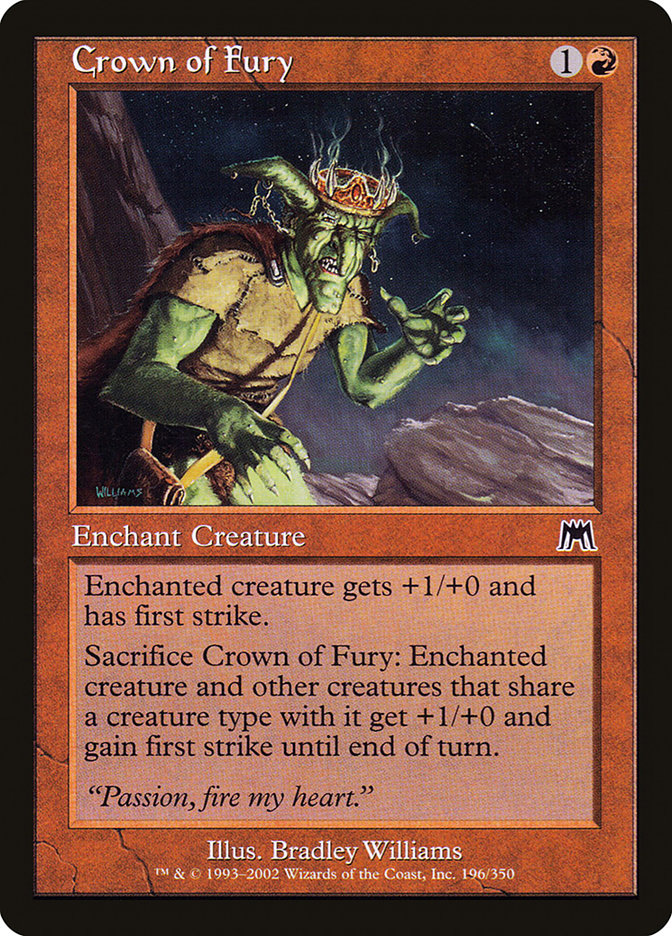 Crown of Fury [Onslaught] | Play N Trade Winnipeg