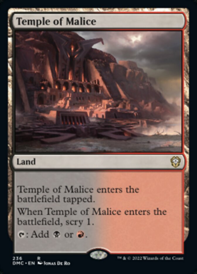 Temple of Malice [Dominaria United Commander] | Play N Trade Winnipeg