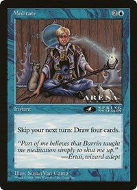 Meditate (4th Place) (Oversized) [Oversize Cards] | Play N Trade Winnipeg