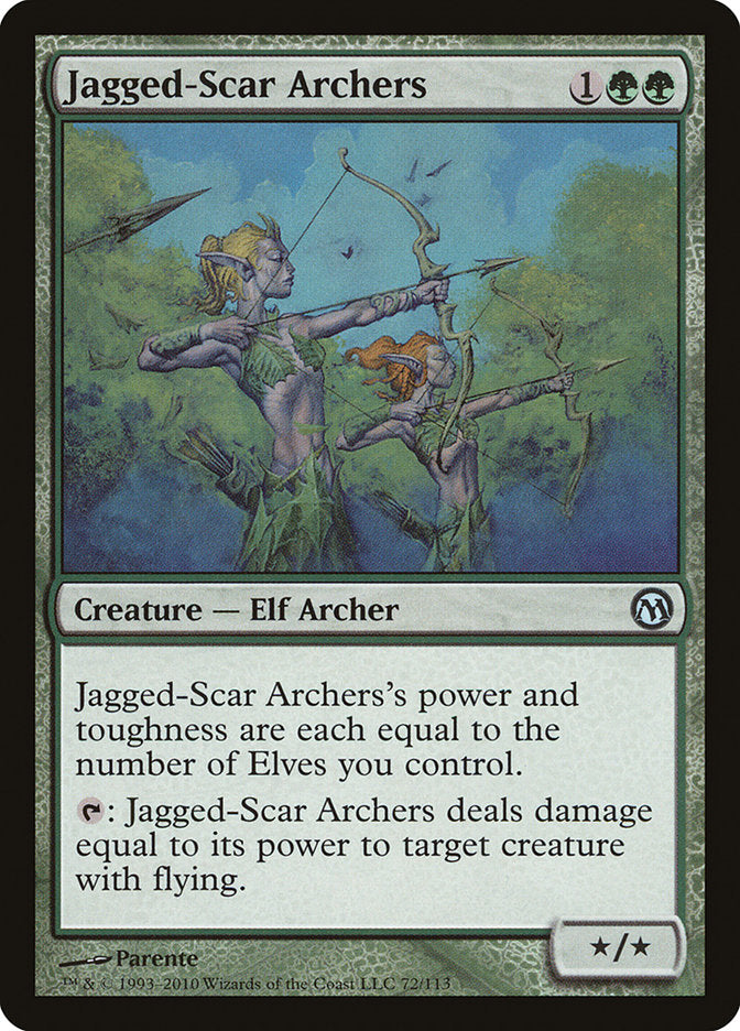 Jagged-Scar Archers [Duels of the Planeswalkers] | Play N Trade Winnipeg