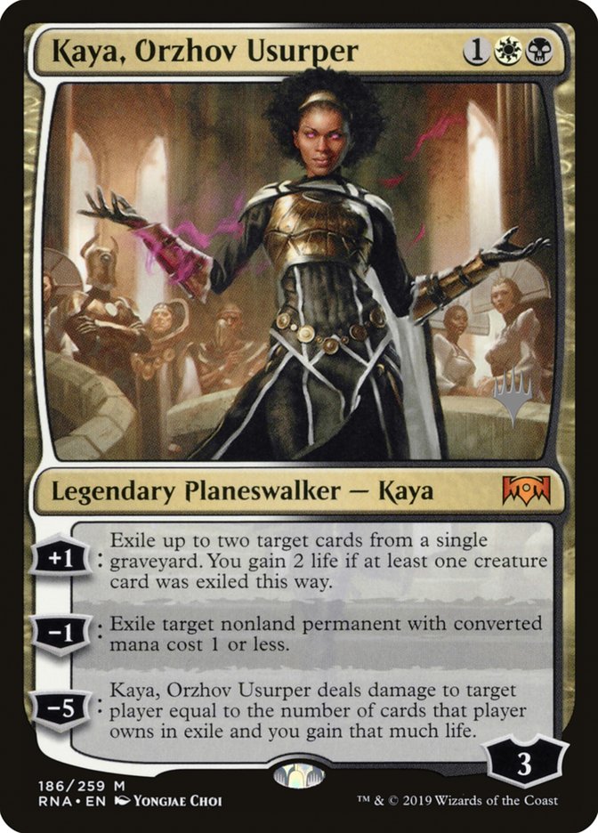 Kaya, Orzhov Usurper (Promo Pack) [Ravnica Allegiance Promos] | Play N Trade Winnipeg