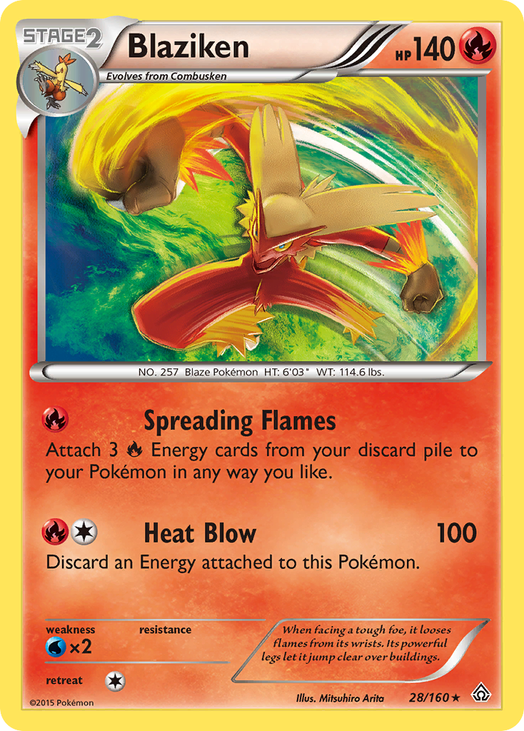 Blaziken (28/160) [XY: Primal Clash] | Play N Trade Winnipeg