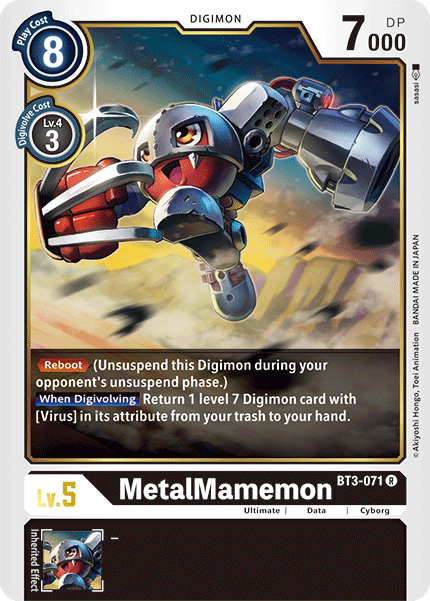 MetalMamemon [BT3-071] [Release Special Booster Ver.1.5] | Play N Trade Winnipeg