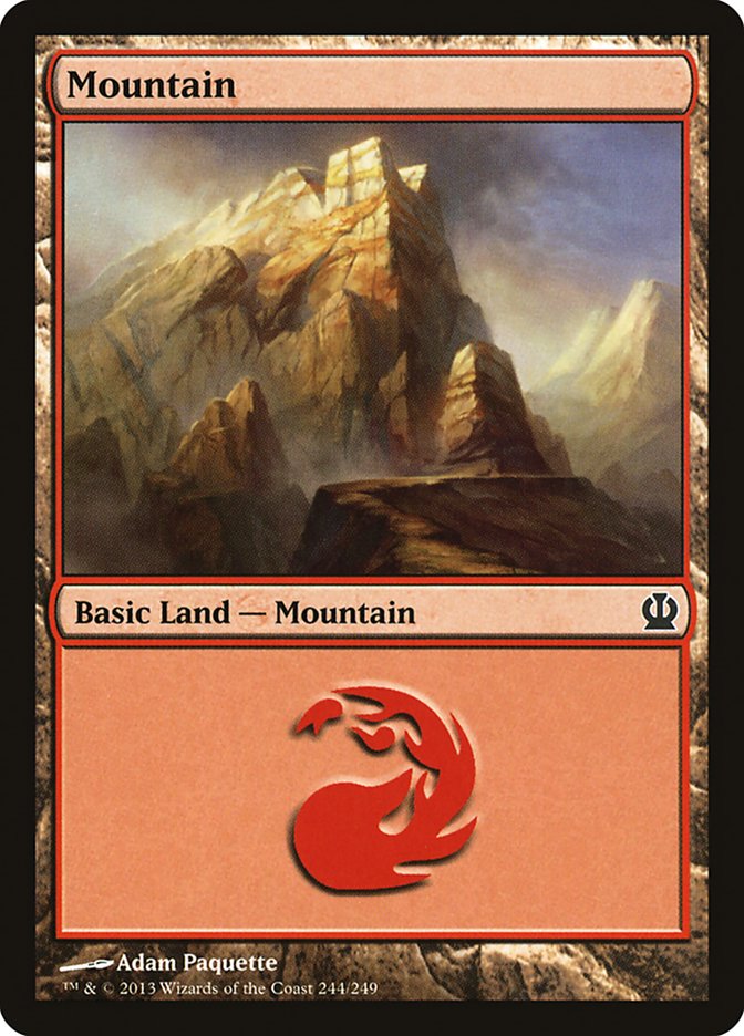 Mountain (244) [Theros] | Play N Trade Winnipeg