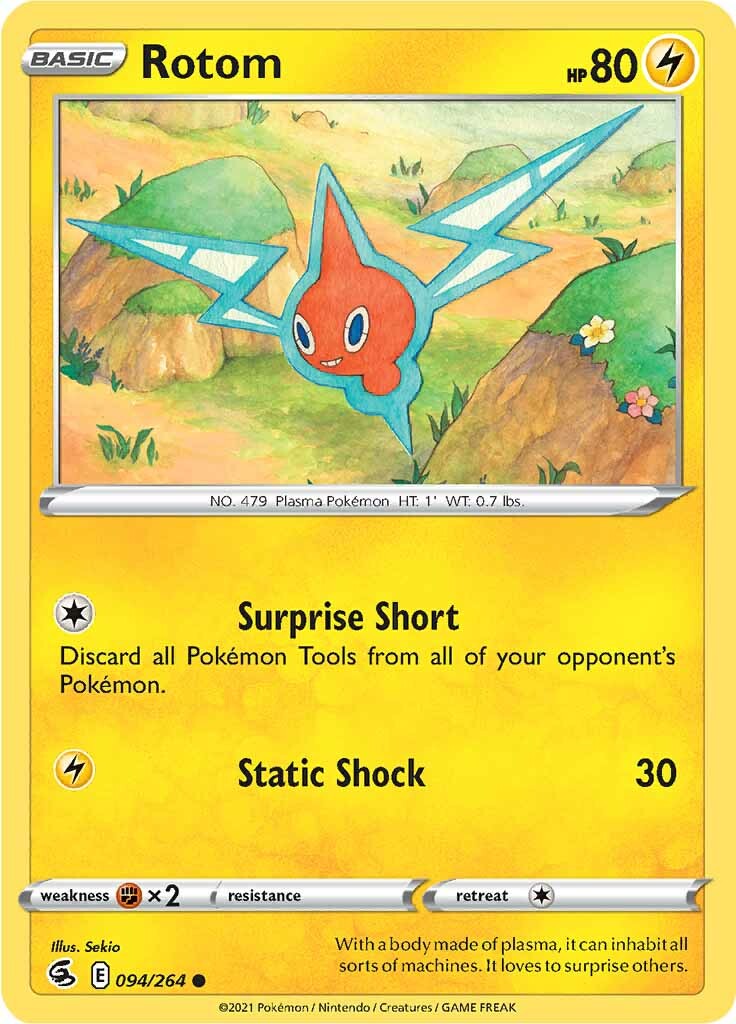 Rotom (094/264) [Sword & Shield: Fusion Strike] | Play N Trade Winnipeg