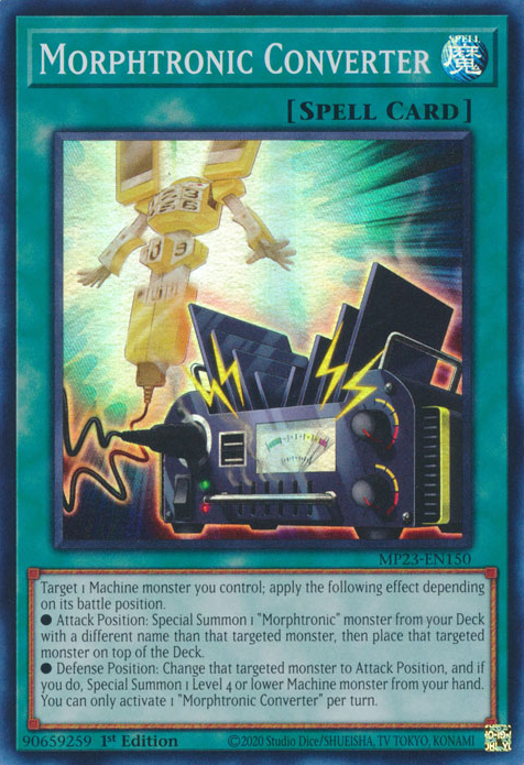 Morphtronic Converter [MP23-EN150] Super Rare | Play N Trade Winnipeg