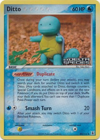 Ditto (40/113) (Stamped) [EX: Delta Species] | Play N Trade Winnipeg