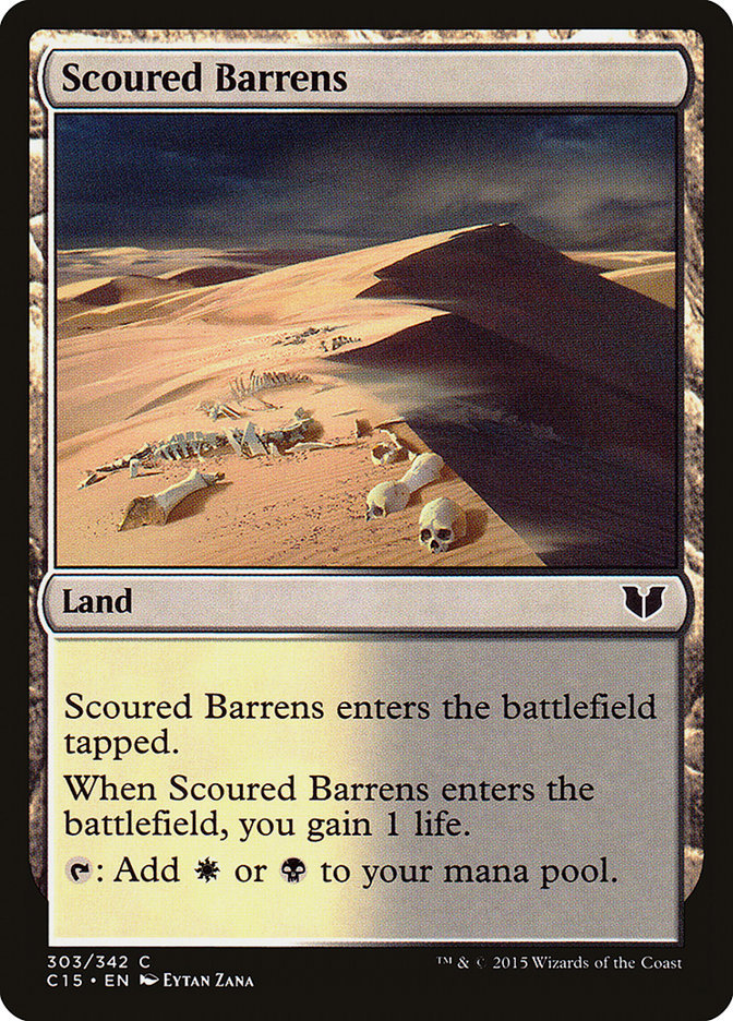 Scoured Barrens [Commander 2015] | Play N Trade Winnipeg