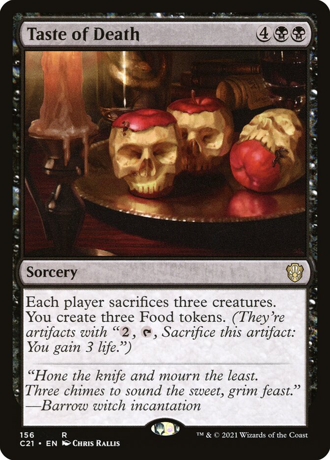 Taste of Death [Commander 2021] | Play N Trade Winnipeg
