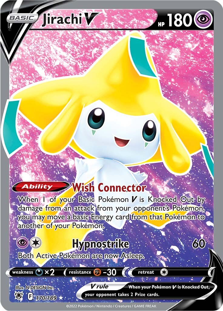 Jirachi V (170/189) [Sword & Shield: Astral Radiance] | Play N Trade Winnipeg