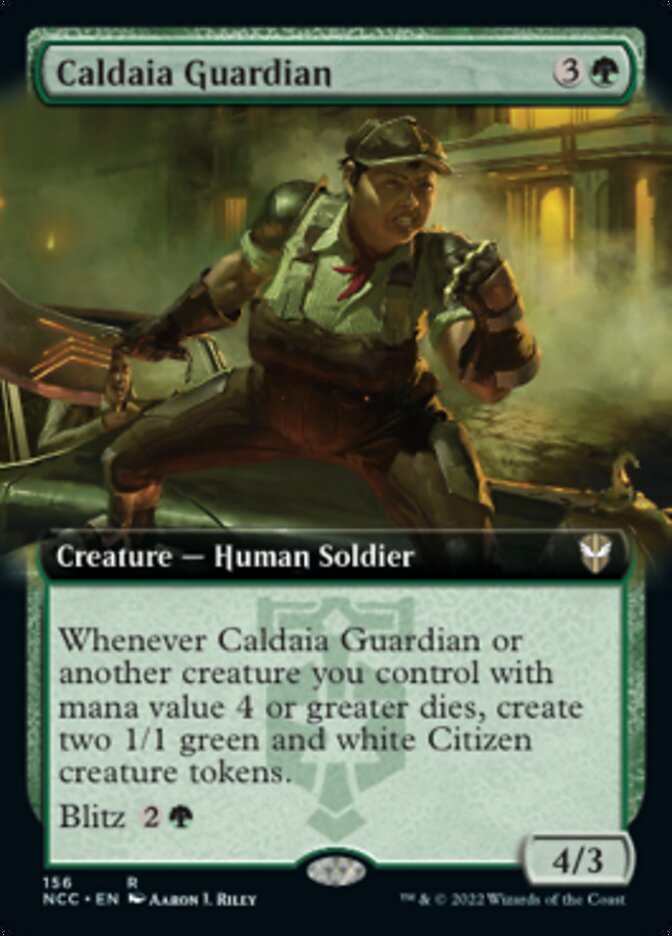 Caldaia Guardian (Extended Art) [Streets of New Capenna Commander] | Play N Trade Winnipeg