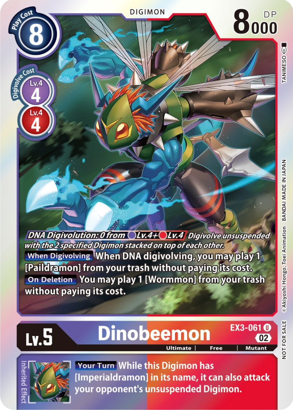 Dinobeemon [EX3-061] (Alternate Art) [Draconic Roar] | Play N Trade Winnipeg