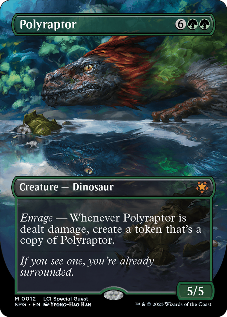 Polyraptor (Borderless) [The Lost Caverns of Ixalan Special Guests] | Play N Trade Winnipeg