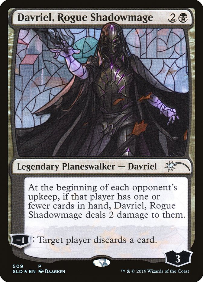 Davriel, Rogue Shadowmage (Stained Glass) [Secret Lair Drop Promos] | Play N Trade Winnipeg