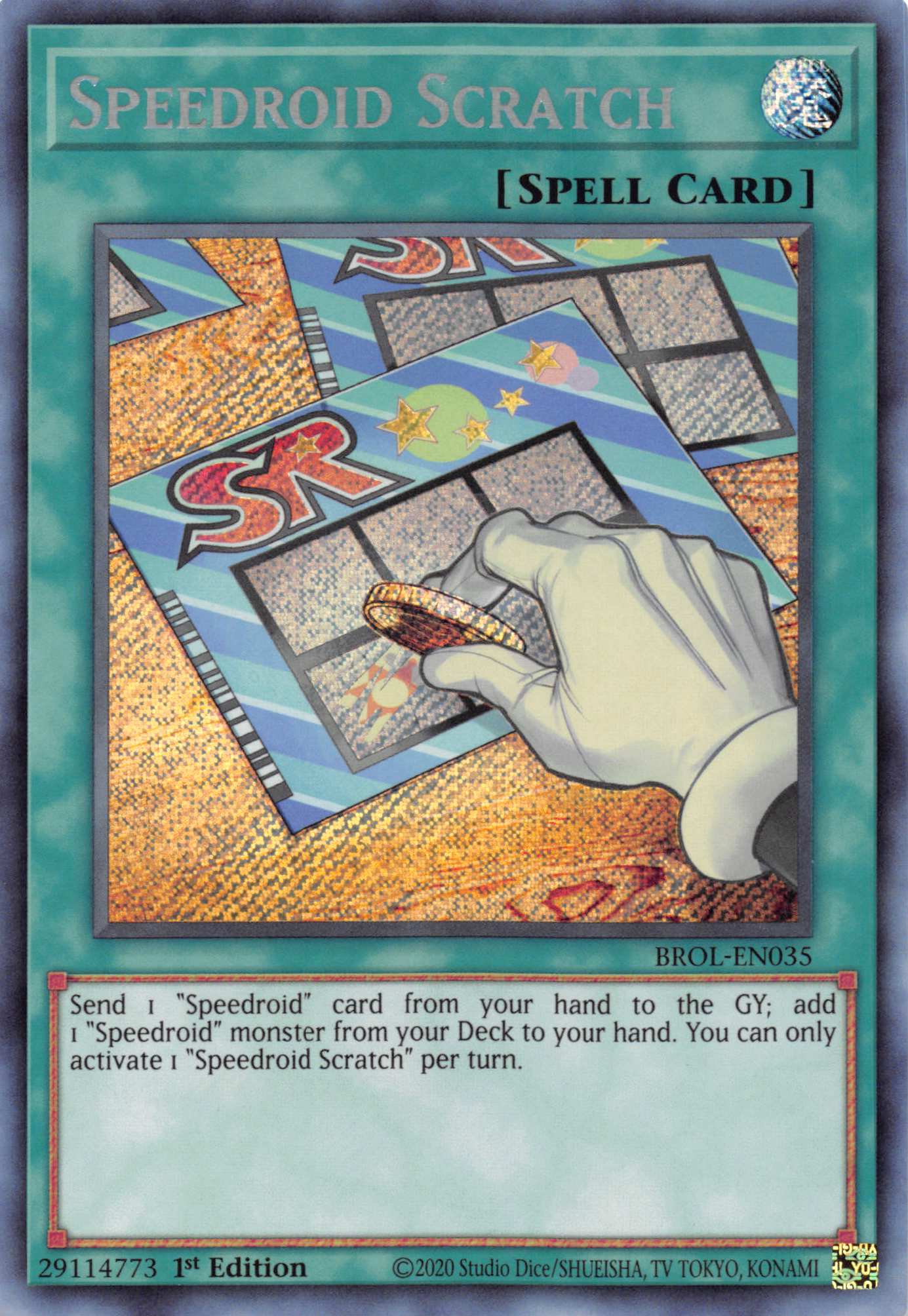 Speedroid Scratch [BROL-EN035] Secret Rare | Play N Trade Winnipeg