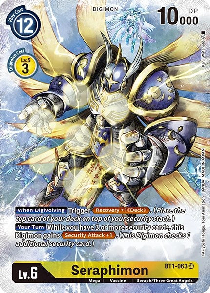 Seraphimon [BT1-063] (Alternate Art) [Dimensional Phase] | Play N Trade Winnipeg