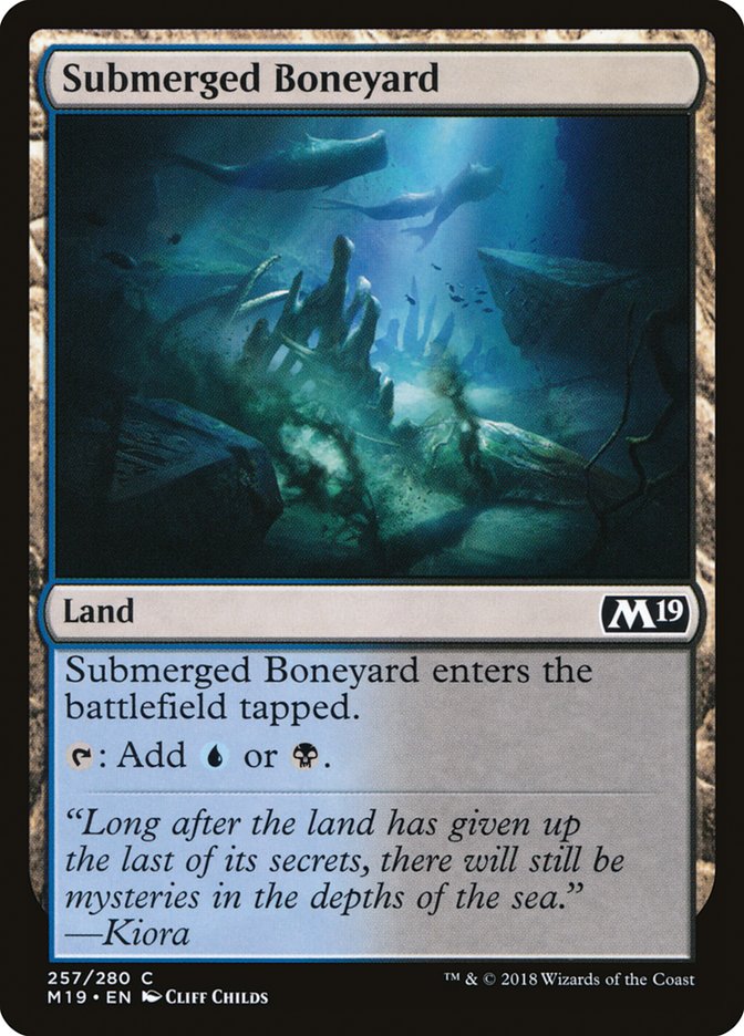 Submerged Boneyard [Core Set 2019] | Play N Trade Winnipeg