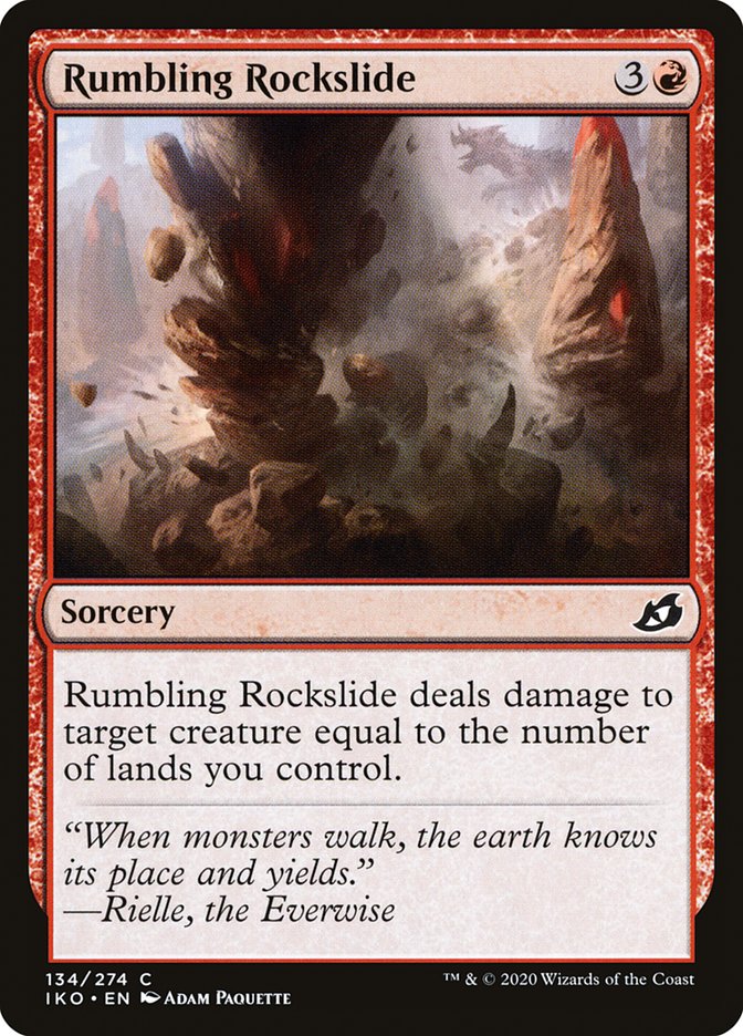 Rumbling Rockslide [Ikoria: Lair of Behemoths] | Play N Trade Winnipeg