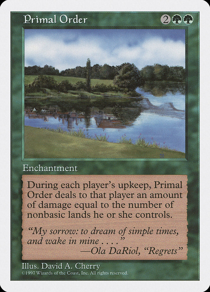 Primal Order [Fifth Edition] | Play N Trade Winnipeg