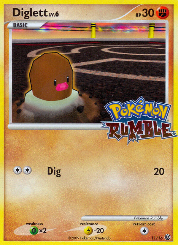 Diglett (11/16) [Pokémon Rumble] | Play N Trade Winnipeg