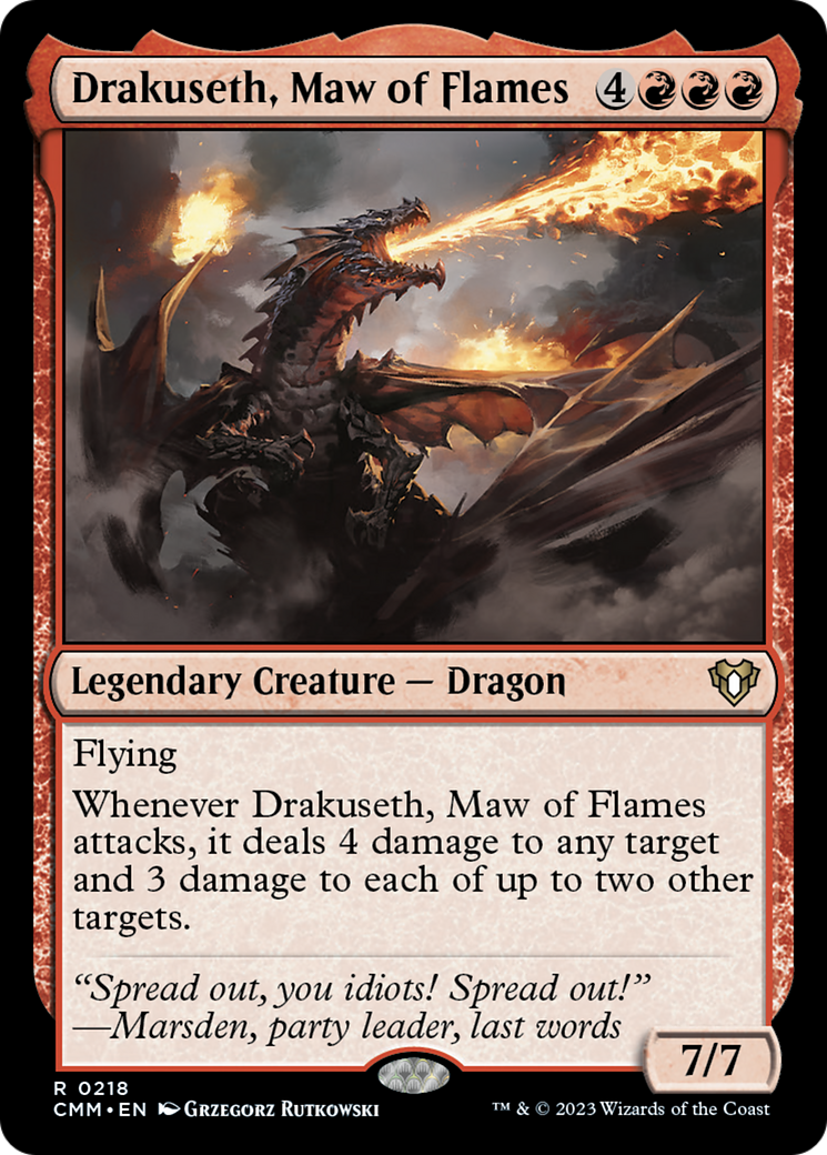 Drakuseth, Maw of Flames [Commander Masters] | Play N Trade Winnipeg