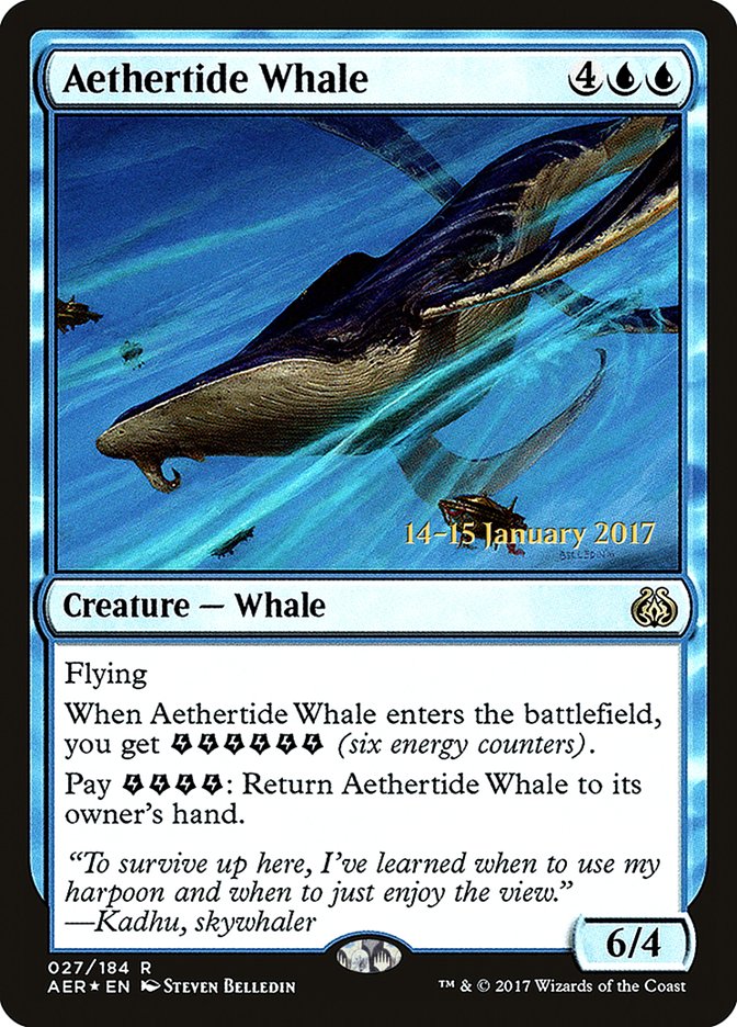 Aethertide Whale  [Aether Revolt Prerelease Promos] | Play N Trade Winnipeg