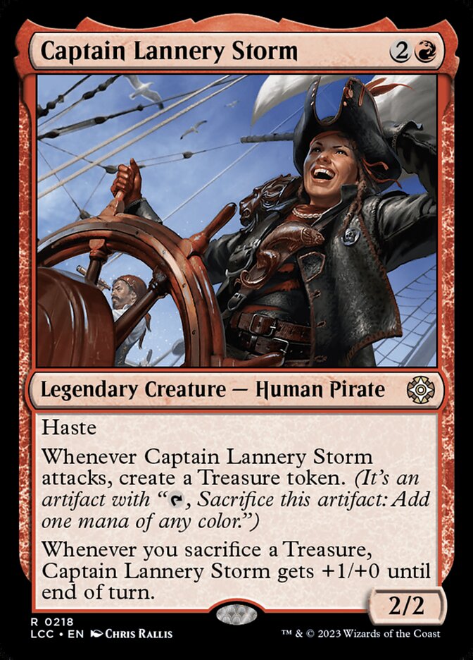 Captain Lannery Storm [The Lost Caverns of Ixalan Commander] | Play N Trade Winnipeg
