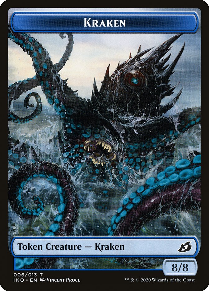 Kraken [Ikoria: Lair of Behemoths Tokens] | Play N Trade Winnipeg